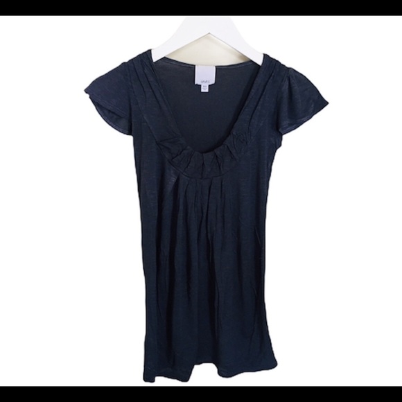 INES (Nordstrom) Pleated Detail
Cap Sleeve Top/Tee Grey Size XXSmall - Picture 6 of 10